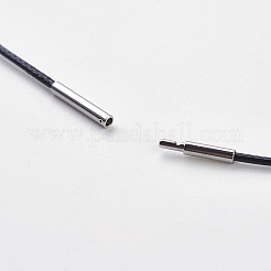 Воском хлопка ожерелье шнура материалы&nbsp;MAK-G003-03A-03