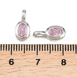 Латунные микро проложить кубического циркония подвески&nbsp;KK-H263-01P