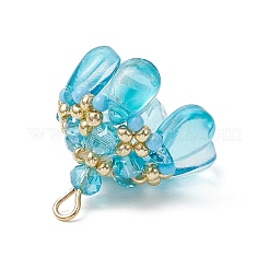 Подвески из стекла и бисера&nbsp;PALLOY-MZ00648