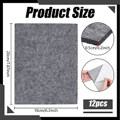 Tela no tejida de fieltro rectangular&nbsp;DIY-WH0899-898A