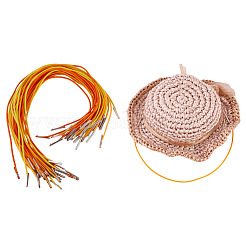 32 шт. 4 цвета круглый эластичный колючий шнур для переплета маски шляпы книги&nbsp;FIND-TA0008-88B