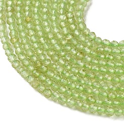 Peridoto natural hebras de cuentas&nbsp;G-P603-C-2mm-01