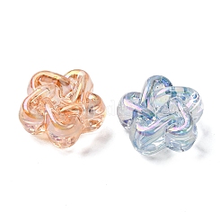 Уф покрытие прозрачные хрустящие акриловые бусины&nbsp;OACR-G052-10B