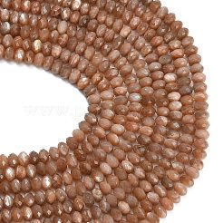 Натуральный Sunstone бисер пряди&nbsp;G-C280-A05-02