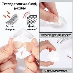 1 комплект из 6 самоклеящихся бамперов для дверных ручек&nbsp;AJEW-NB0006-18