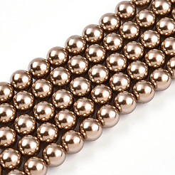 Выпечка из окрашенного перламутрового стекла жемчужные бусинки&nbsp;HY-N002-5mm-A06