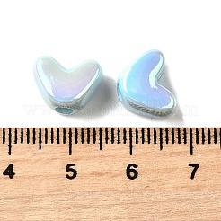 Непрозрачные акриловые бусины с УФ-покрытием&nbsp;MACR-F083-12E