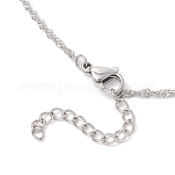 3 шт. 3 размера 304 нержавеющая сталь макраме мешочек пустой держатель для камней изготовление ожерелья&nbsp;NJEW-JN05239