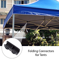 4 pz connettori di ricambio per gazebo in plastica ABS&nbsp;FIND-CN0002-41
