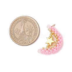 Стеклянные подвески из бисера&nbsp;PALLOY-MZ00897-03