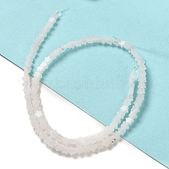 Hilos de abalorios de jade blanco natural&nbsp;G-G085-B28-01