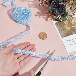 5 ярд блестящие ПВХ пайетки украшения с горячей фиксацией аксессуары&nbsp;DIY-WH0128-19A