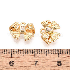 Подвески из латуни с прозрачным фианитом&nbsp;KK-T074-104G