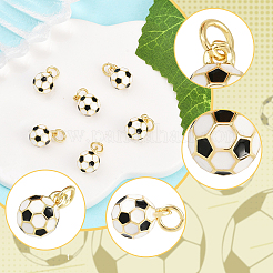 Кулоны с эмалью из латуни&nbsp;KK-SC0007-13