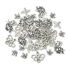 40шт 4 стиля подвески из сплава в тибетском стиле&nbsp;TIBEP-FS0001-16