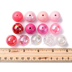 26 шт. 13-х цветные прозрачные и непрозрачные акриловые бусины&nbsp;MACR-FP0001-19