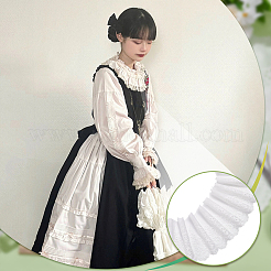 5 ярд хлопка с вышивкой и цветочной кружевной отделкой&nbsp;OCOR-MA0001-30