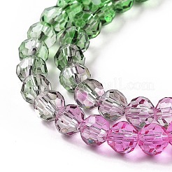 Прозрачные стеклянные бусины&nbsp;GLAA-L045-02A-04