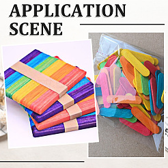 10 набор деревянных палочек для поделок&nbsp;DIY-CN0003-32A