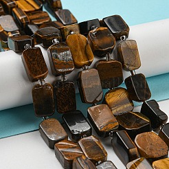 Chapelets de perles d'œil de tigre naturel&nbsp;G-Z043-A01-01