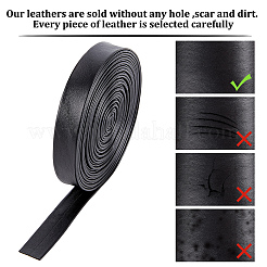 Мягкий плоский шнур из искусственной кожи&nbsp;LC-WH0006-02C-01