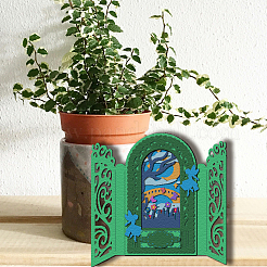 Углеродистая сталь разрезает трафареты DIY-WH0309-2004