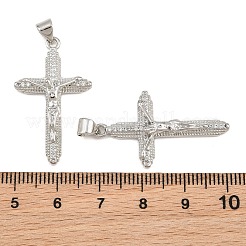Ciondoli pasquali in ottone con micro pavé di zirconi cubici trasparenti&nbsp;CU-CBADC6C-09P-03