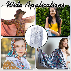 Съемные свадебные кружевные шали из полиэстера&nbsp;AJEW-WH0696-305A