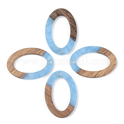 Pendentifs en bois de résine et de noyer&nbsp;RESI-S389-022A