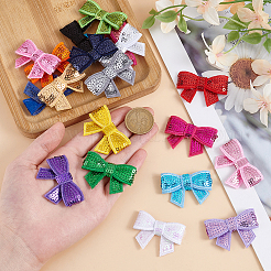 Feltro di paillettes e fiocchi per animali domestici&nbsp;DIY-MA0006-57A