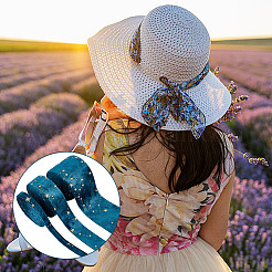 6м 3 стиля двухсторонние звездочки с золотым тиснением фланелевые ленты для шитья&nbsp;OCOR-GO0001-13B