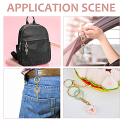 20 шт. 10 стиля эмалированных пружинных колец из сплава&nbsp;FIND-HS0002-18