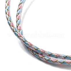 Fabrication de colliers tressés en cordon polyester&nbsp;MAK-L043-03G-09