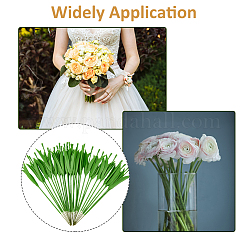 Стебель искусственного тюльпана из пластика и железа&nbsp;LS-DIY-WH0430-916