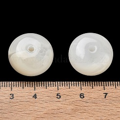 Perles acryliques bicolores&nbsp;AC-CBABA33-01T