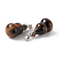 Природных тигровый глаз подвески&nbsp;G-G846-02P-03