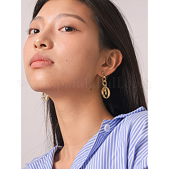 Pendientes de acero inoxidable 304 para mujer&nbsp;WGD2D0D-01