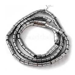 Гальванические нити из синтетических немагнитных гематитовых бусин&nbsp;G-Q174-01A