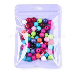 Sacchetti richiudibili in plastica color macaron con motivo yin-yang&nbsp;OPP-N001-01D-02
