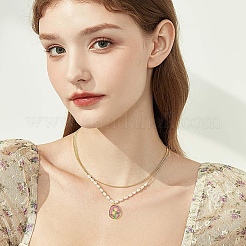 16 шт. 8-цветные эмалевые подвески из сплава&nbsp;FIND-YW0007-84