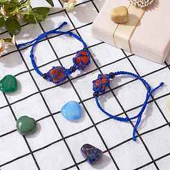 Cordon en nylon tressé ajustable pochette en macramé fabrication de bracelet&nbsp;AJEW-SW00013-09