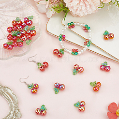 20 шт. подвески из прозрачного акрила с гальваническим покрытием&nbsp;FIND-SC0020-66