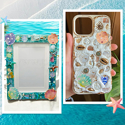 Кабошоны из непрозрачной смолы&nbsp;RESI-SC0006-40