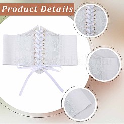 Ceintures corset élastiques larges en cuir pu&nbsp;AJEW-WH20020-174C