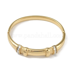 Браслеты на петлях из нержавеющей стали 304 с кристаллами и стразами для женщин&nbsp;BJEW-U002-05G