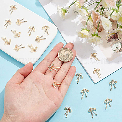 10 paire de pendentifs en laiton micro pavés en oxyde de zirconium transparent&nbsp;KK-BC0015-29