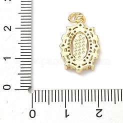 Латунные микро проложить кубического циркония подвески&nbsp;KK-P345-59C-G