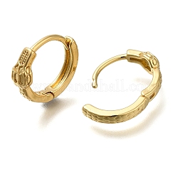 Pendientes de aro de latón chapado en bastidor&nbsp;KK-S402-03D