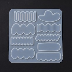 Силиконовые Молды кабошон нестандартной Молды своими руками для заколок для волос&nbsp;DIY-L069-01C