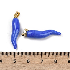 Лэмпворк ручной работы с латунными подвесками&nbsp;KK-Q095-02B-04